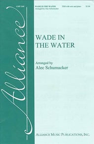 Wade in the Water TTBB choral sheet music cover Thumbnail